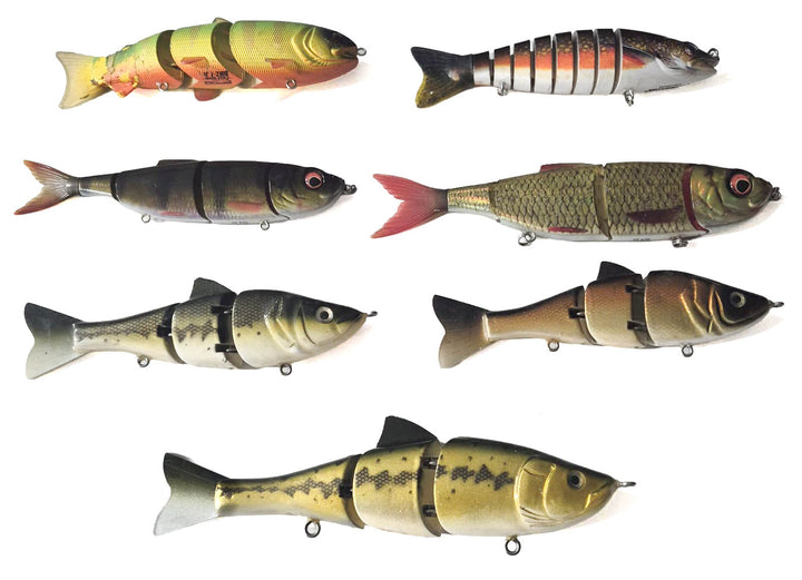 Swimbait Collection Including Box - Set of 7
