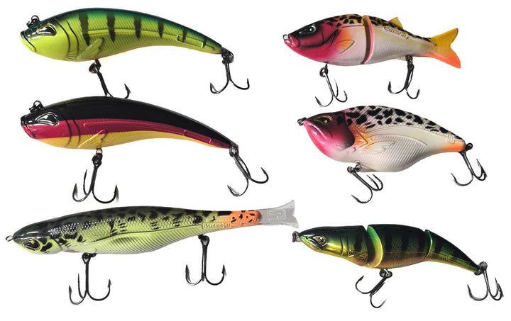 Rozemeijer Jerk- &amp; Swimbait Collection Including Plano Tacklebox - Set of 6