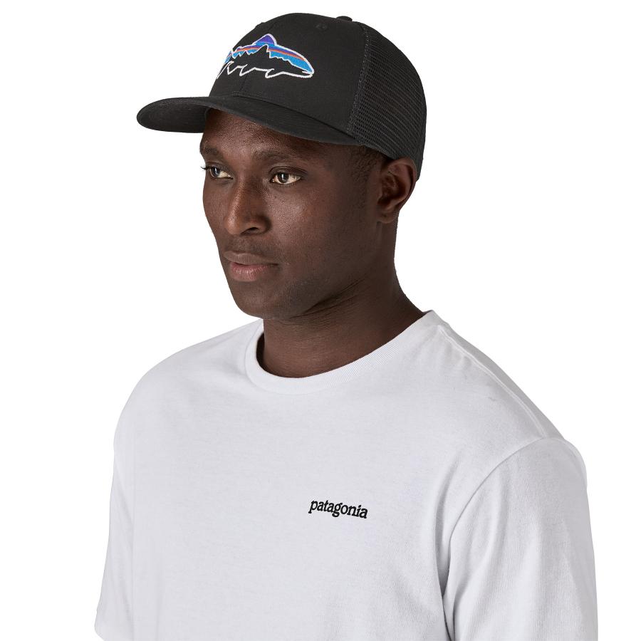 Patagonia Fitz Roy Trout Trucker Hat Black