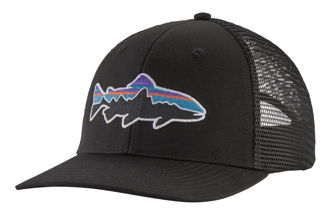 Patagonia Fitz Roy Trout Trucker Hat Black