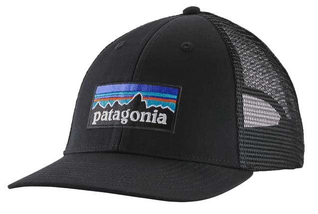 Patagonia P-6 Logo LoPro Trucker Hat Black