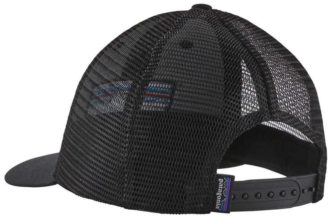 Patagonia P-6 Logo LoPro Trucker Hat Black