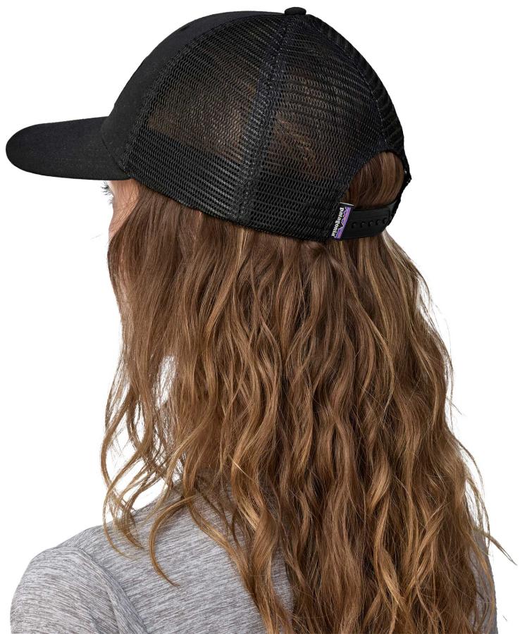 Patagonia P-6 Logo LoPro Trucker Hat Black