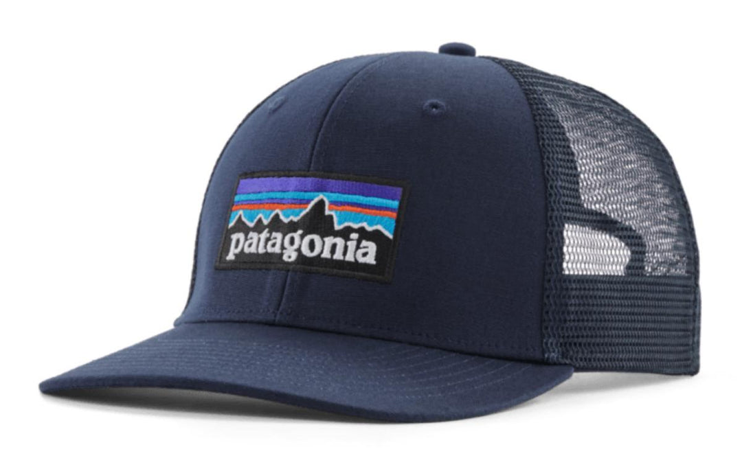 Patagonia P-6 Logo Trucker Hat New Navy
