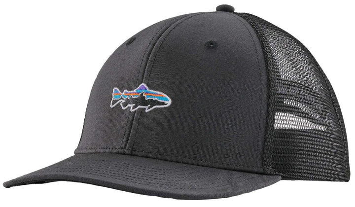 Patagonia Stand Up Trout Trucker Hat Ink Black