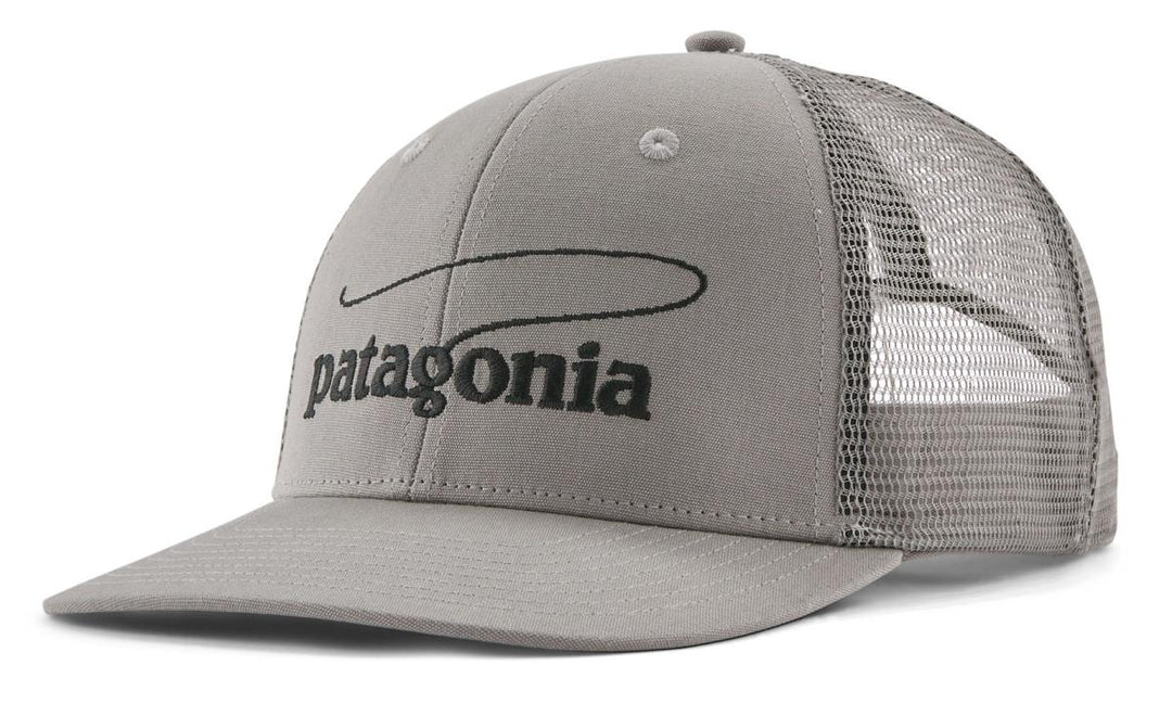 Patagonia Take a Stand Trucker Hat Casting Logo Forever Grey