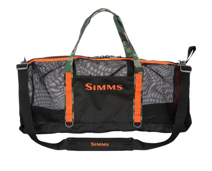 Simms Challenger Mesh Duffel - 60L Black