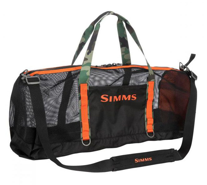 Simms Challenger Mesh Duffel - 60L Black