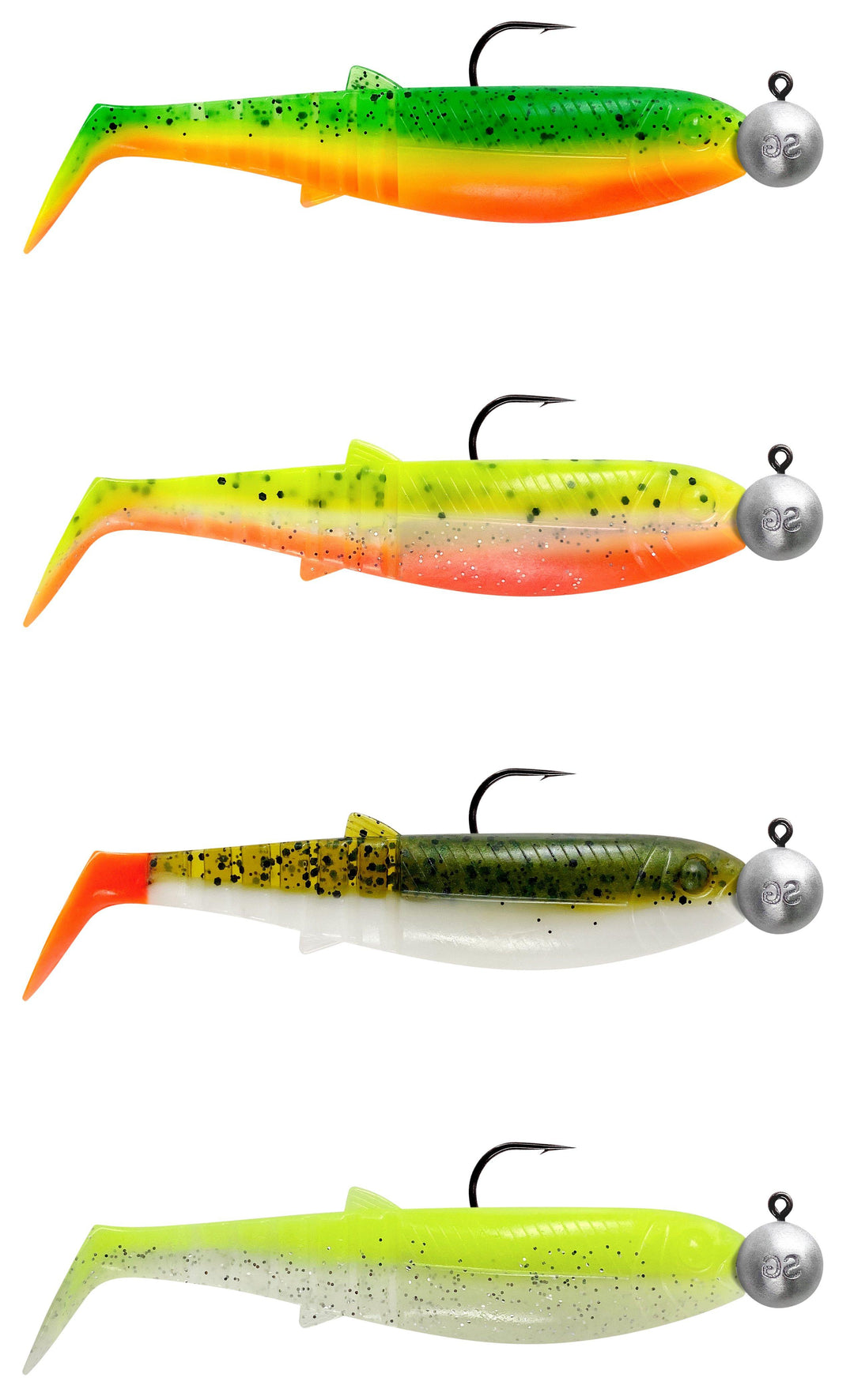 Savage Gear Cannibal Shad 10cm RTF - Mix Pack
