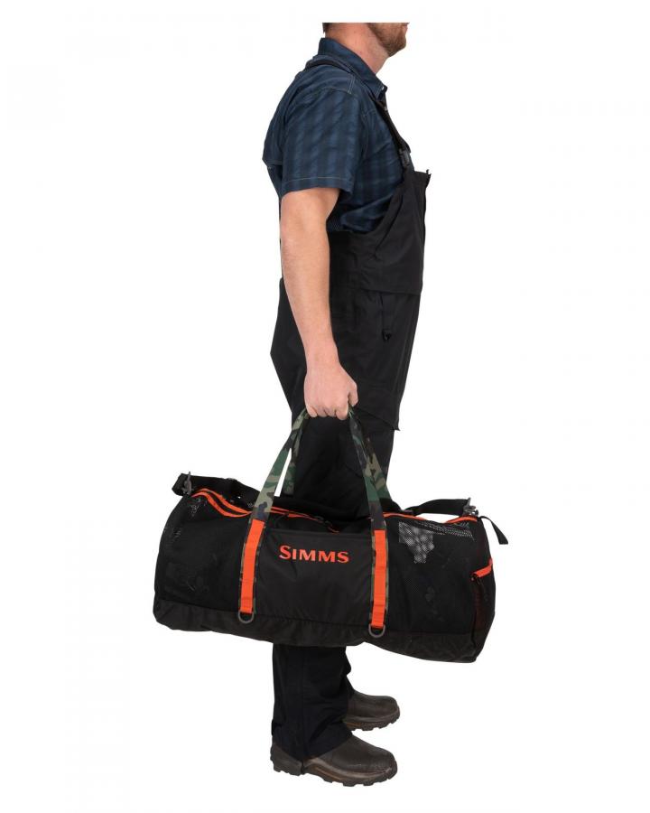 Simms Challenger Mesh Duffel - 60L Black