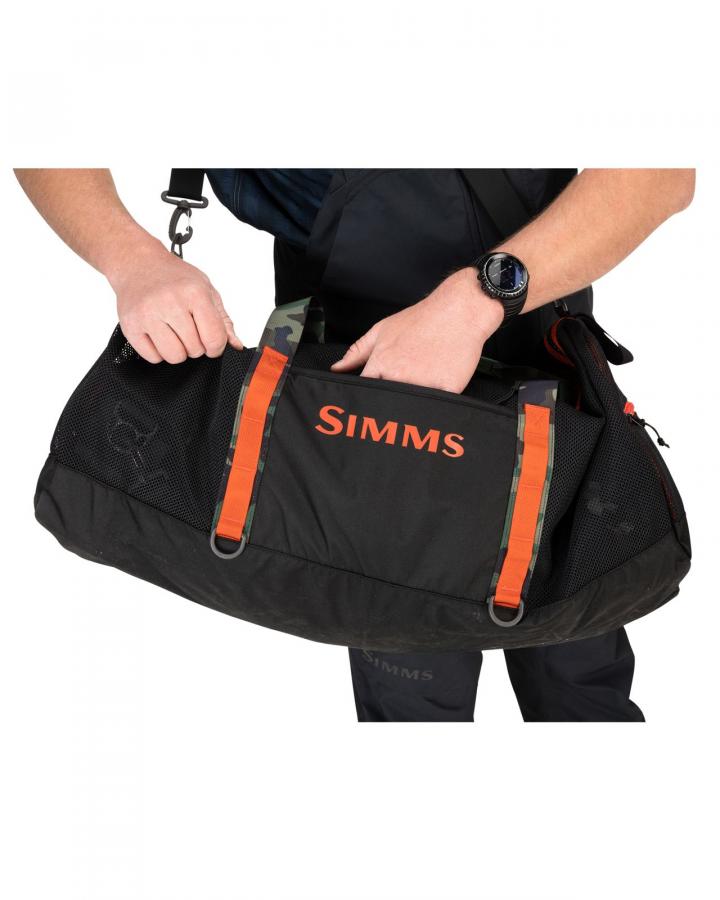Simms Challenger Mesh Duffel - 60L Black