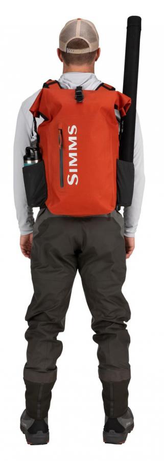 Simms Dry Creek Rolltop Backpack Simms Orange