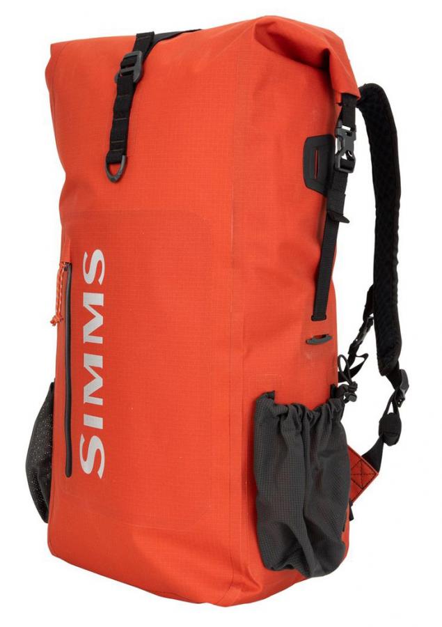 Simms Dry Creek Rolltop Backpack Simms Orange