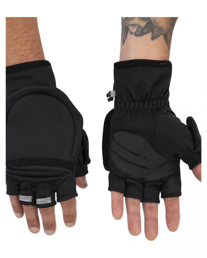 Simms Freestone Foldover Mitt Black