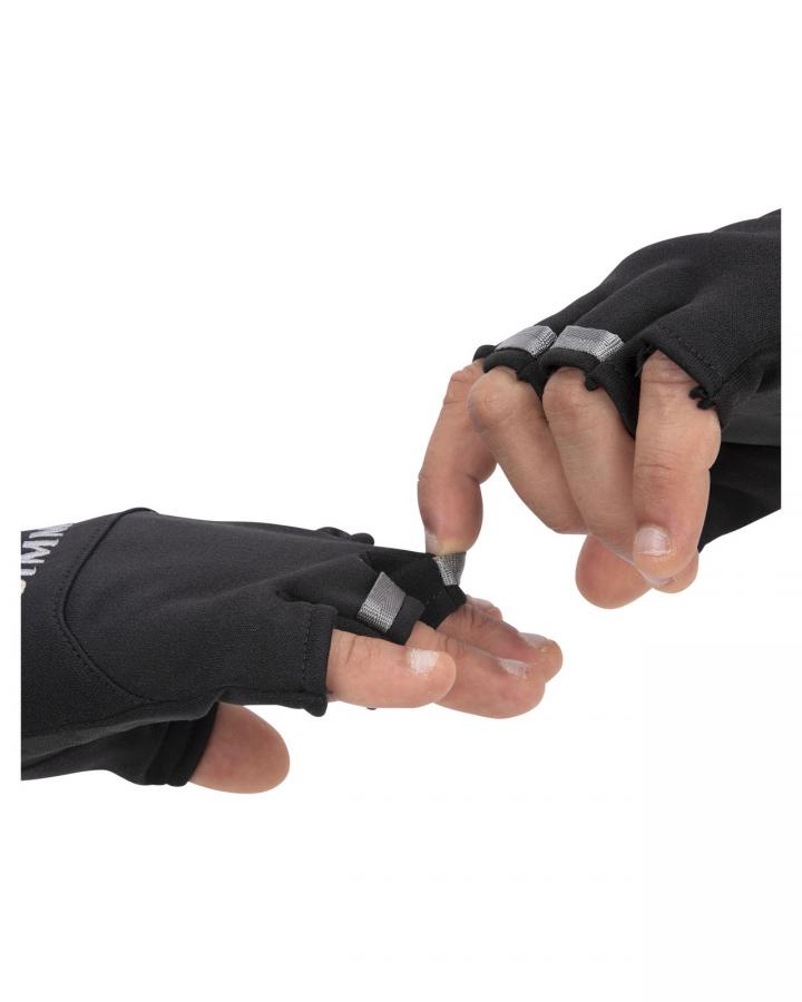 Simms Freestone Half Finger Black