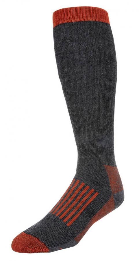 Simms Merino Thermal OTC Sock Carbon