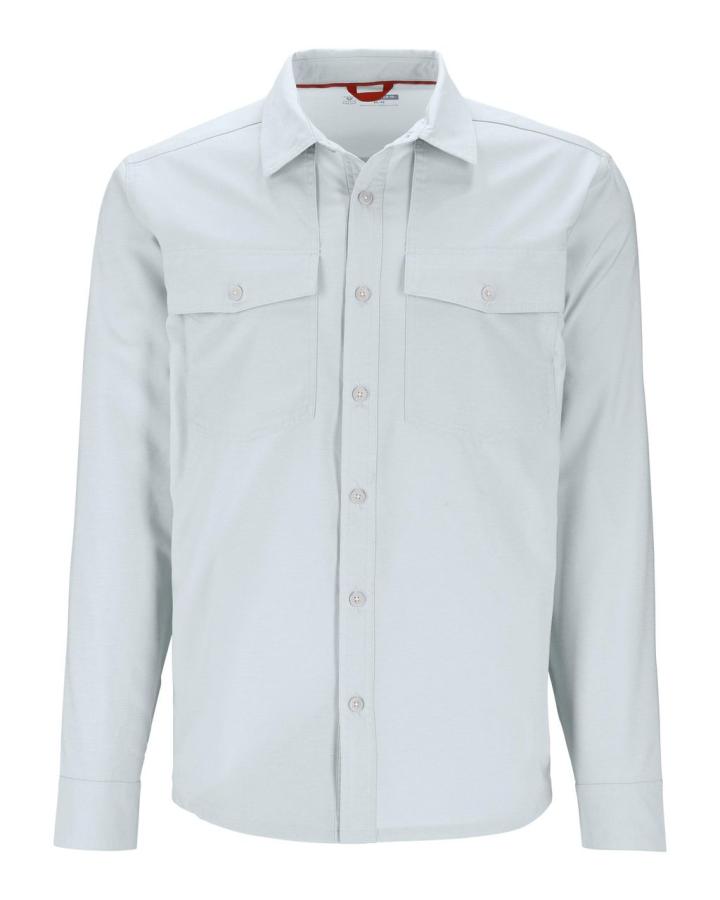 Simms No-See-Um Bugstopper Shirt Bimini Blue Heather
