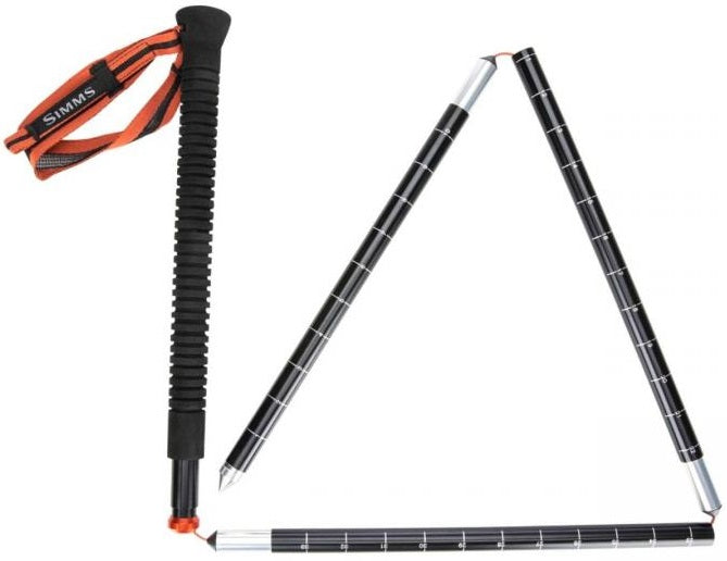 Simms Wading Staff Aluminium Black
