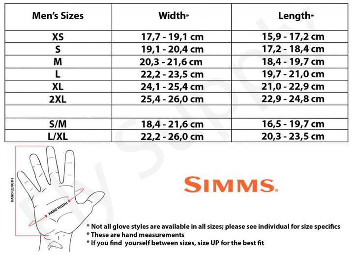 Simms Wool 1/2 Finger Glove Steel