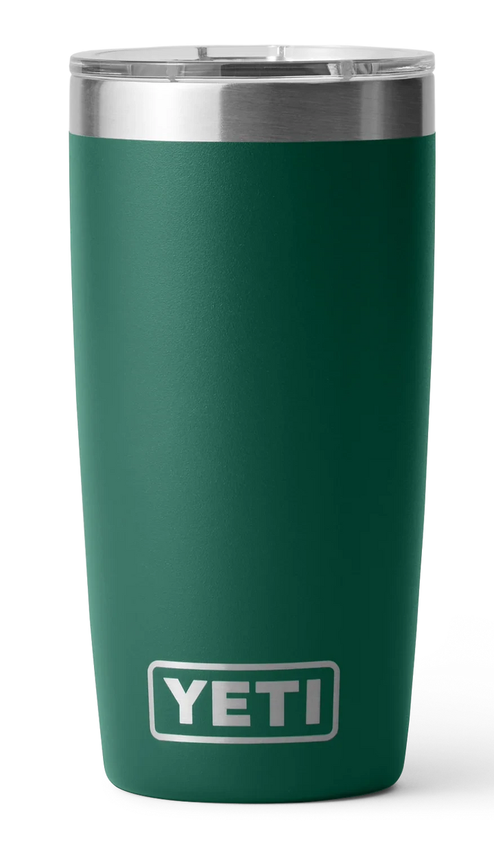 YETI Rambler 10oz Tumbler Black Forest Green