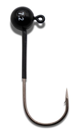 Toppies Tungsten Ball Jig Head - Black