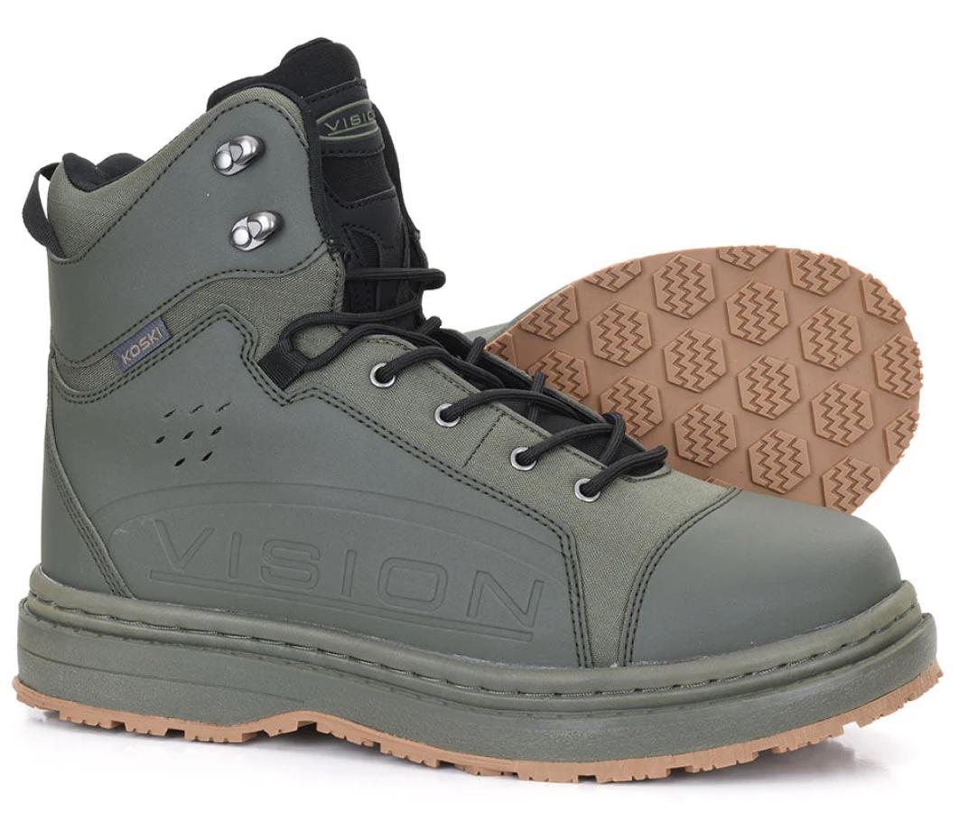Vision Koski 2.0 Gummi Wading Shoe Green