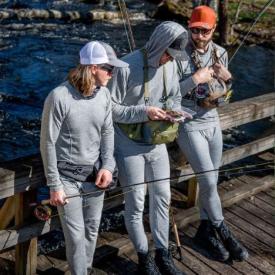 Vision Scout Merino Bamboo Hoodie Grey