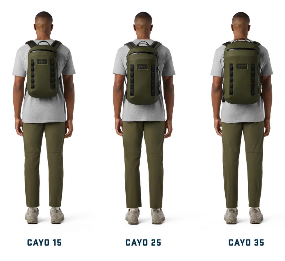 YETI Cayo 15L Backpack Olive