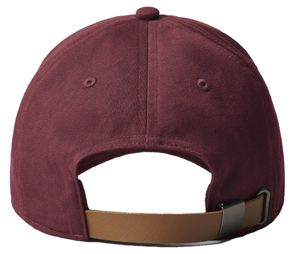 YETI Leather Logo Badge Hat Harvest Red