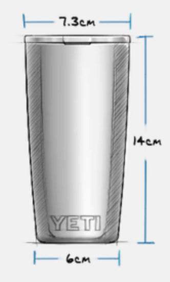 YETI Rambler 10oz Tumbler Navy
