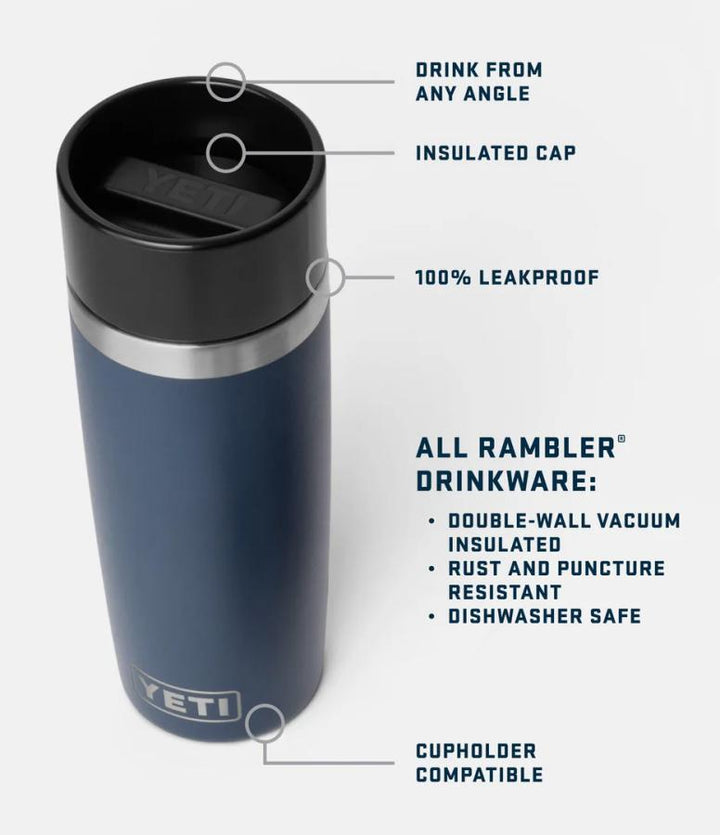 YETI Rambler 16oz Travel Bottle Navy