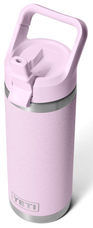 YETI Rambler 18oz Bottle Colour Matched Straw Cap Cherry Blossom