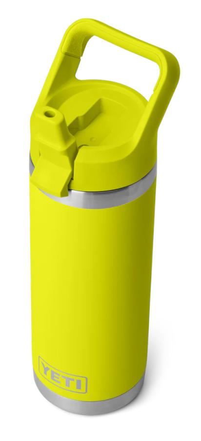 YETI Rambler 18oz Bottle Colour Matched Straw Cap Firefly Yellow