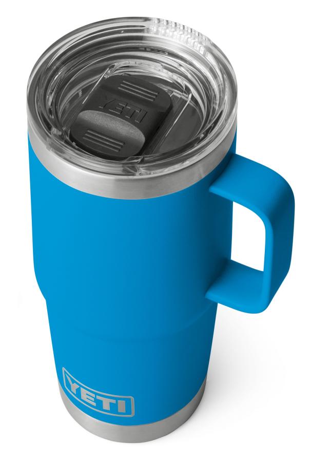 YETI Rambler 20oz Travel Mug Big Wave Blue