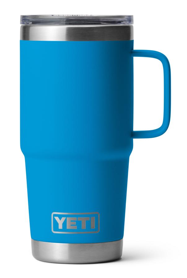 YETI Rambler 20oz Travel Mug Big Wave Blue
