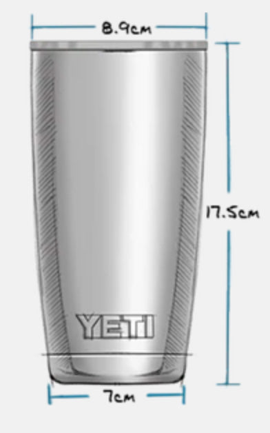 YETI Rambler 20oz Tumbler Stainless Steel