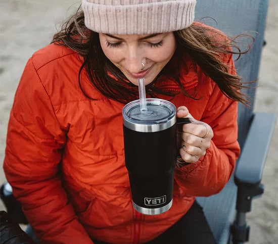 YETI Rambler 25oz Straw Mug Rescue Red