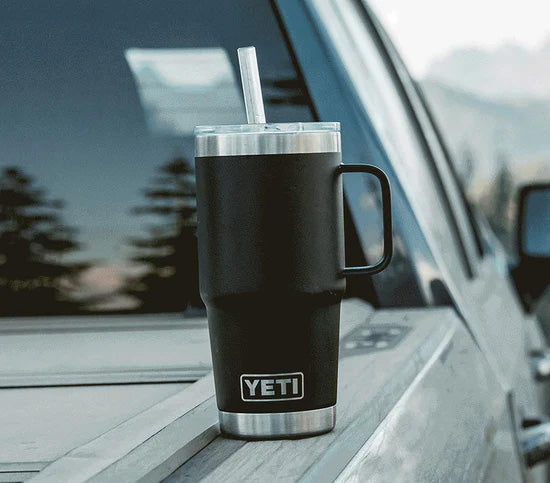 YETI Rambler 25oz Straw Mug Rescue Red