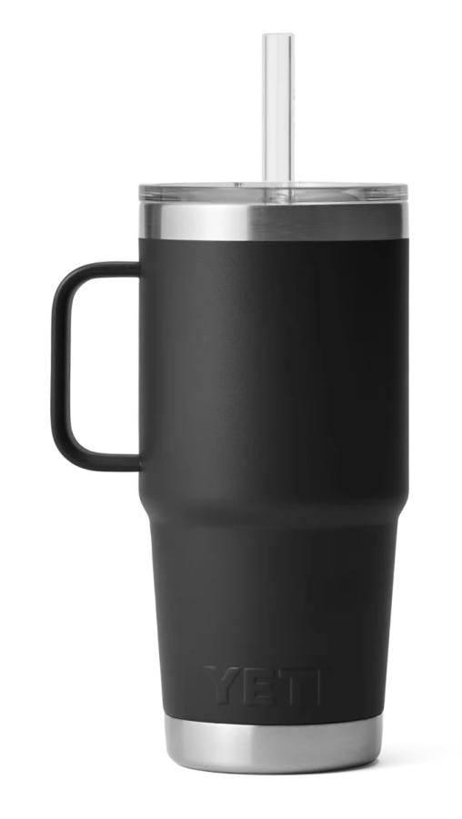YETI Rambler 25oz Straw Mug Black