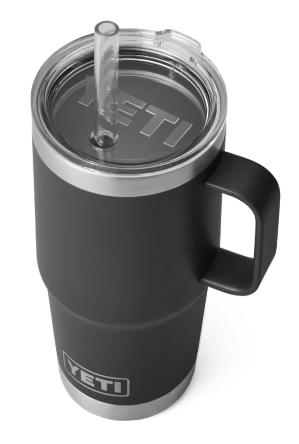 YETI Rambler 25oz Straw Mug Black