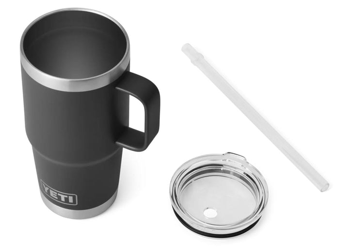 YETI Rambler 25oz Straw Mug Black