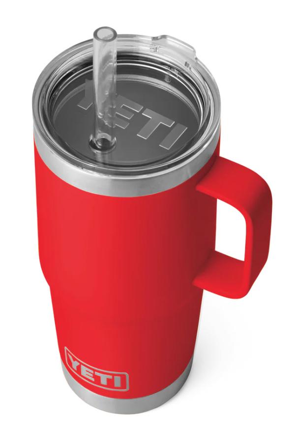 YETI Rambler 25oz Straw Mug Rescue Red