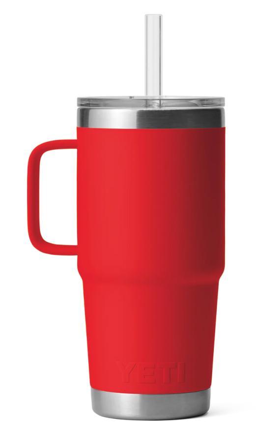 YETI Rambler 25oz Straw Mug Rescue Red
