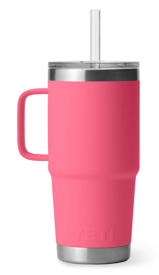 YETI Rambler 25oz Straw Mug Tropical Pink