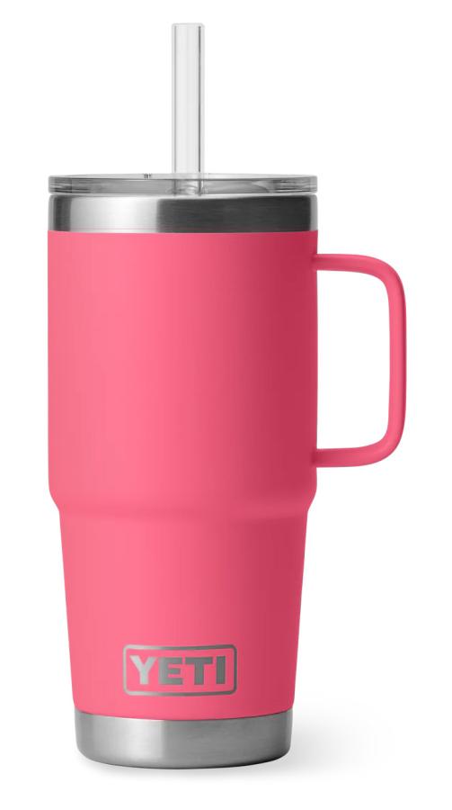 YETI Rambler 25oz Straw Mug Tropical Pink