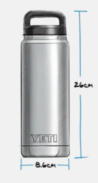 YETI Rambler 26oz Bottle Black