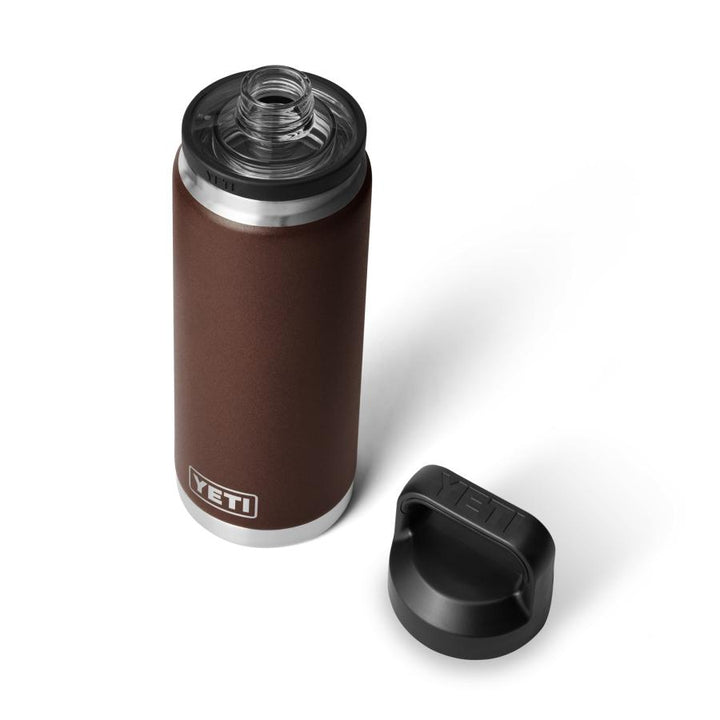YETI Rambler 26oz Bottle Wetlands Brown