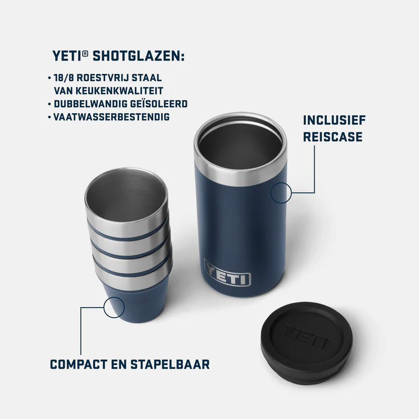 YETI Shot Glasses Navy