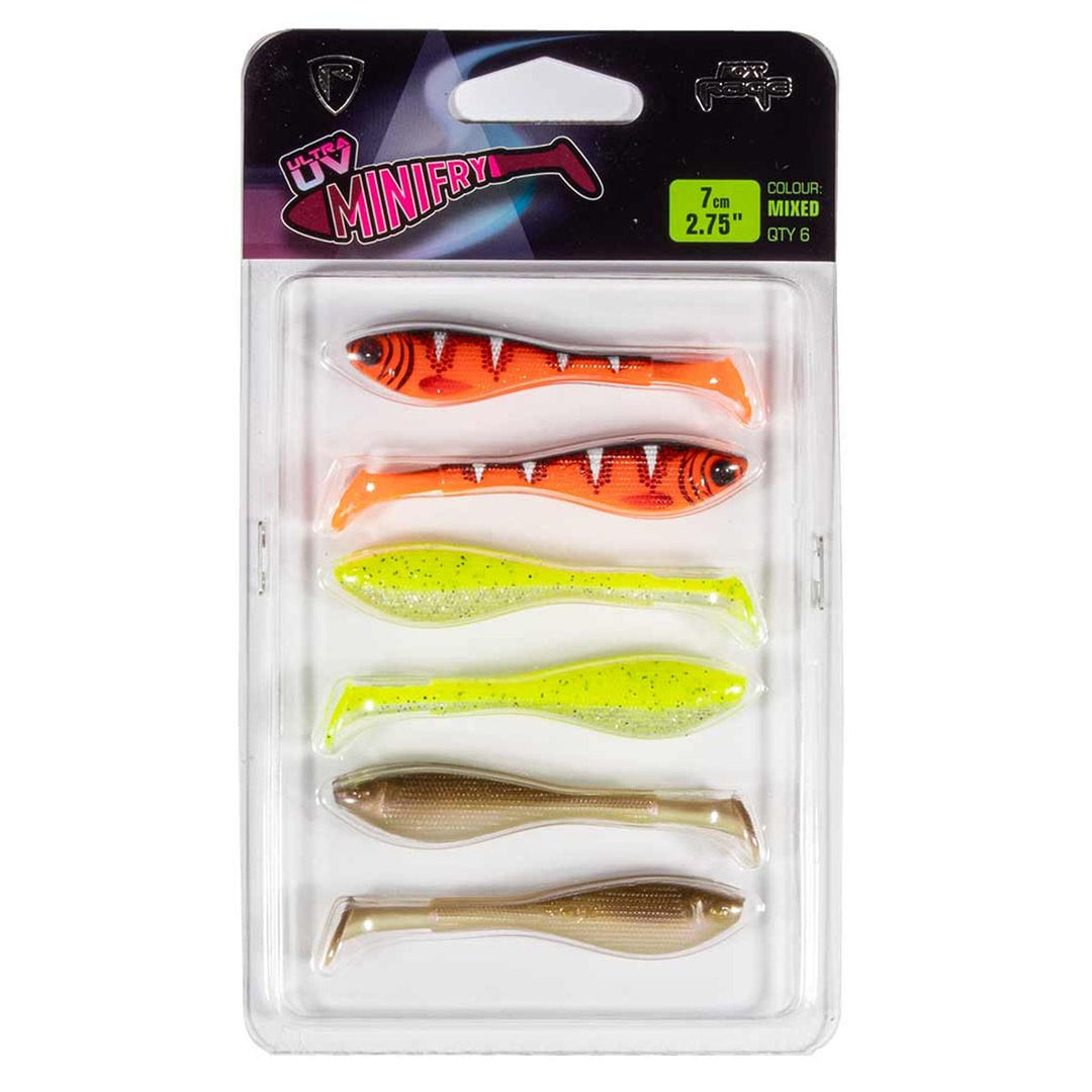 Fox Rage UV Mini Fry 7cm Mixed Colour Pack