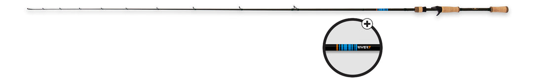 River7 Orange Baitcast Crank 2.15m - 1.5m
